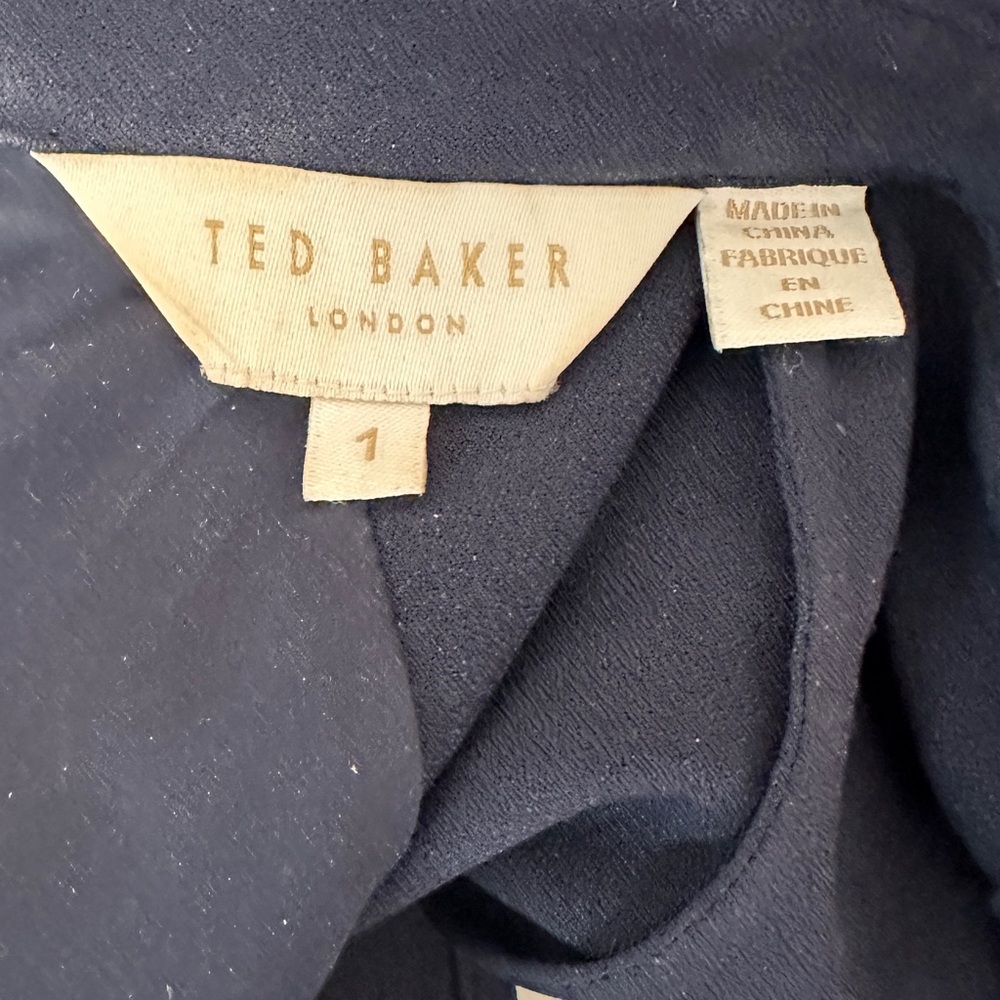 Ted Baker Navy Blue Dress - Picture 6 of 6
